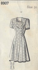 1940s Vintage Sewing Pattern