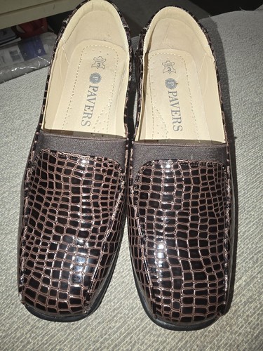 Pavers women brown - brown, leather