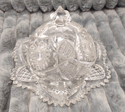 Antique brilliant cut glass - antique,
