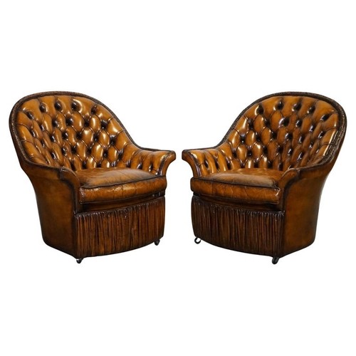 Rare pair brown hand - pair,