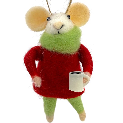 Coffee lover mouse - coffee,