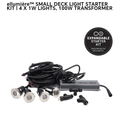 Ellumiere decking lights - decking, x4