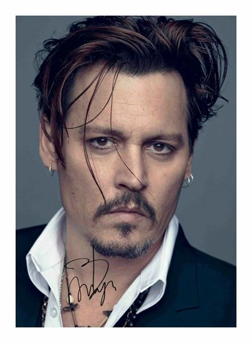 Johnny depp autograph signed - autograph,