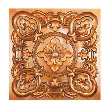 Faux tin ceiling tiles archaic copper color decor wall panels PL30 10pcs/lot
