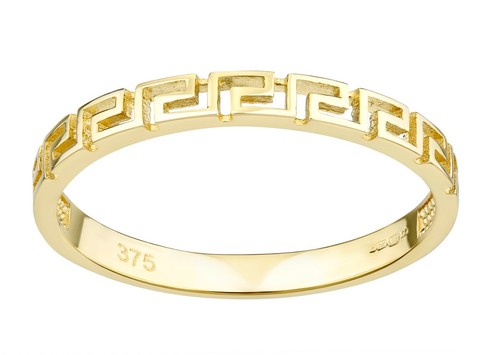 9ct yellow gold greek - 9ct, key