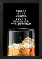 Whisky Lover Wall Art Framed