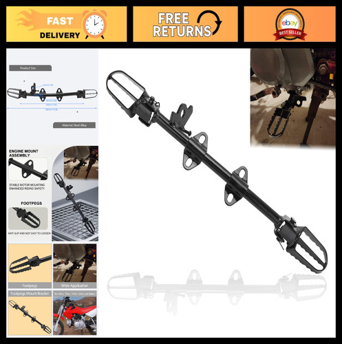 Steel alloy dirt bike foot - steel,