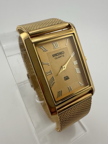 Gold vintage seiko slim men - vintage,