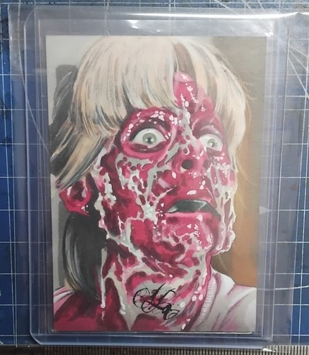 Horror sketch card - by, luke