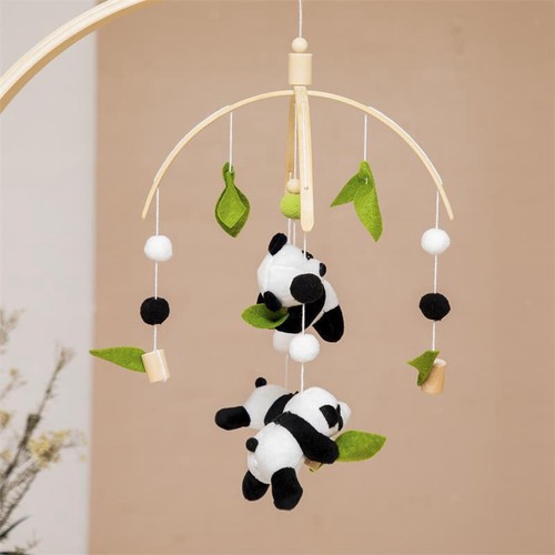 Baby bed mobile bamboo leaf - baby,