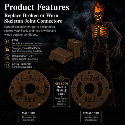 12ft inferno deadwood skeleton - 12ft,