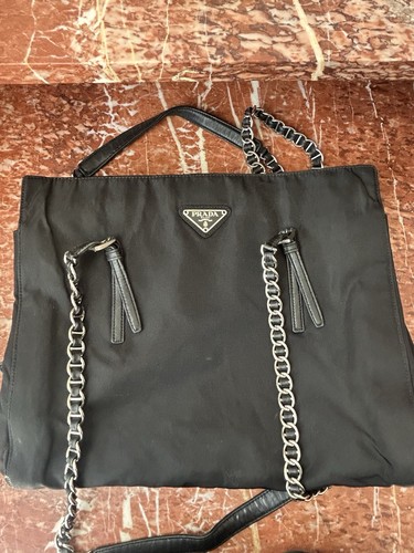 Prada black nylon - black, tote
