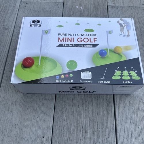 Kids mini golf set - m&s, used