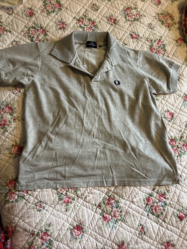 Ladies fred perry grey polo - perry,
