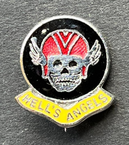 Motorcycle pin badge hell - motorcycle,