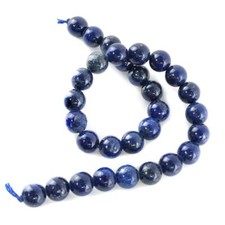Blue Lapis Lazuli Beads Plain