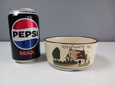 Torquay Ware Motto Babbacome Pottery WESTWARD HO! Bowl - 11 cm Diameter