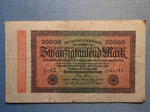 Old reichsbanknote banknote - reichsbanknote,