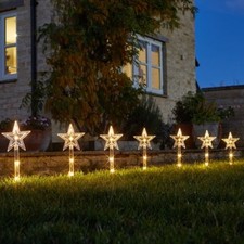 Christmas Star Stake Lights
