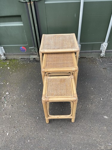 Set rattan square - rattan, nesting