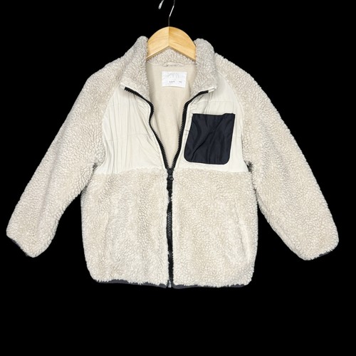 Zara kids sherpa full zip - kids,