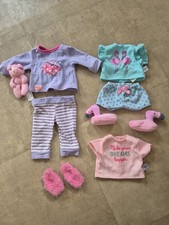 Our Generation Job Lot Bundle Pyjamas Bedtime Slippers Teddy Playset American G