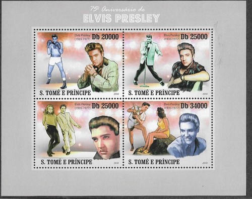 Elvis presley stamp - in, sheet