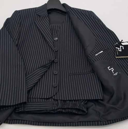 Boys suit black stripe - 3, pc