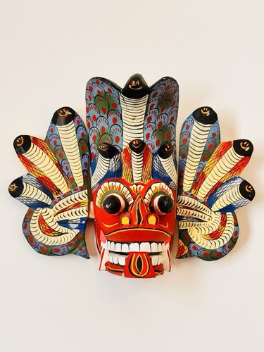 Wooden cobra mask - cobra,