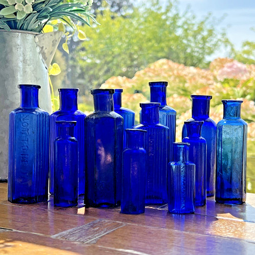 Vintage glass old - 12,