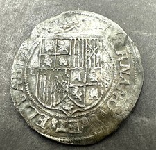 Spanish Silver 1 Real - Ferdinand V and Isabella I 1474-1504