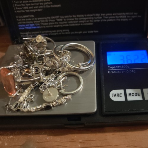 Scrap sterling silver mixed