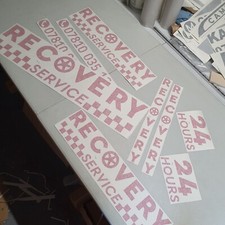 Recovery truck stickers - recovery,