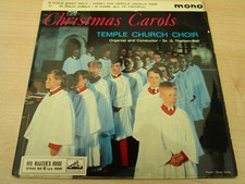 Temple Church Choir Christmas Carols 4 track EP 7" Xmas Record