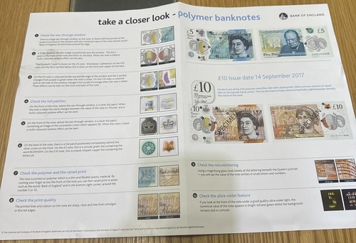 Polymer banknotes leaflet bank - polymer,