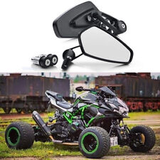 7/8" Motorcycle Handle Bar End Rear Side View Mirror For Suzuki Quad LTZ 400 250