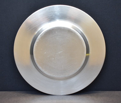 Older brass dish - brass, silver