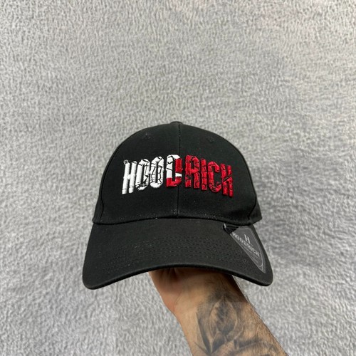 Vtg hoodrich black red cracked - black,