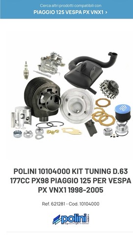 Polini 10104000 full tuning - 10104000,