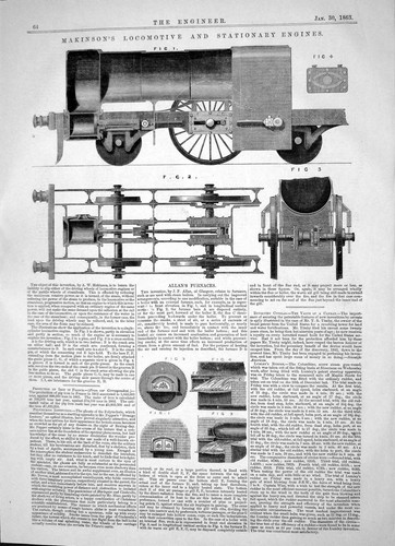 Old print 1863 makinson - old,