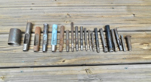 Vintage wad punches - punches,