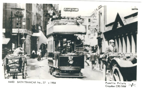 Pamlin print postcard tram - pamlin,