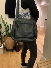 Tula Black Leather Shoulder