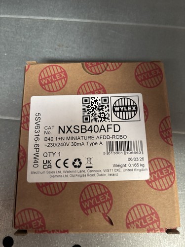 Wylex nxsb40afd 40a - nxsb40afd,