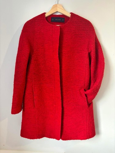 Zara basic red - red, wool