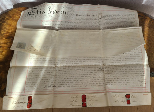 29th july 1847 indenture - 29th,