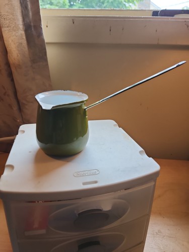 Vintage coffee pot green - coffee,