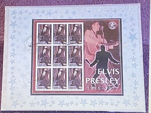 Elvis stamps sheet - stamps,