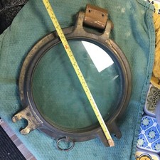 Antique ,Vintage ,Ships Porthole.Solid Brass