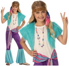 Girls Kids Hippy Retro Hippie